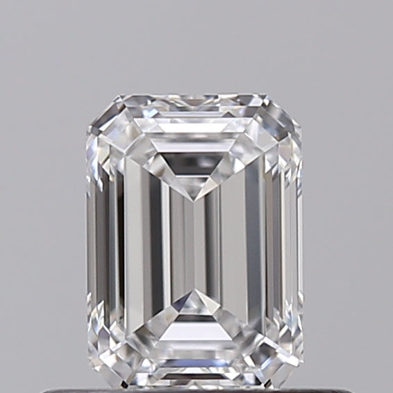 GIA Certified 0.50 CT Emerald Cut Lab-Grown Diamond, VVS1, D Color