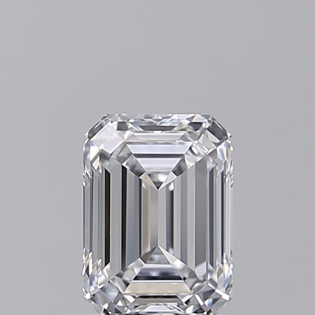 GIA Certified 0.50 CT HPHT Lab Grown Emerald Cut Diamond - D Color, VVS2 Clarity, Excellent Polish and Symmetry