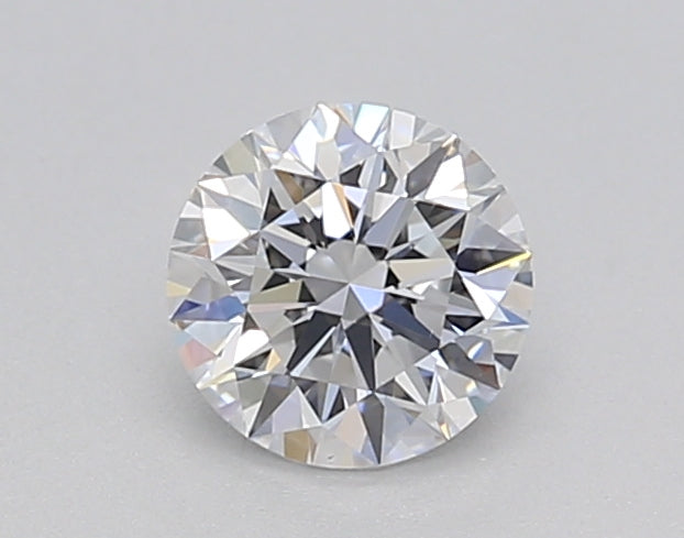 GIA Certified 0.50 CT Round Brilliant Lab Grown Diamond - D Color, VS2 Clarity, HPHT Method, 5.04 * 5.07 * 3.17 mm