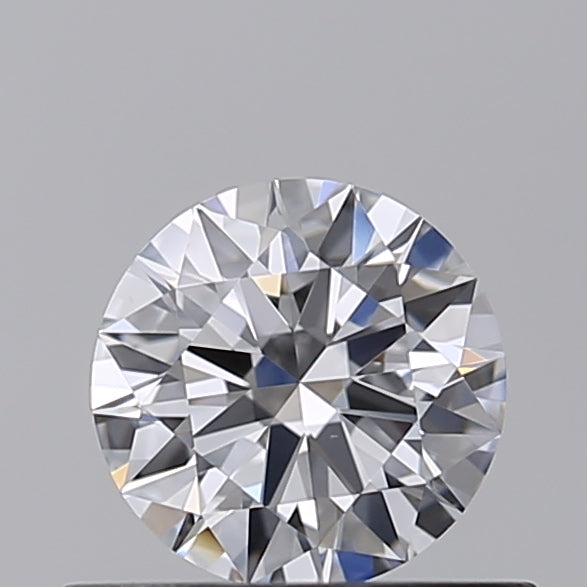 GIA Certified 0.50 CT Round Cut Lab-Grown Diamond - D Color, VVS2 Clarity, HPHT Type