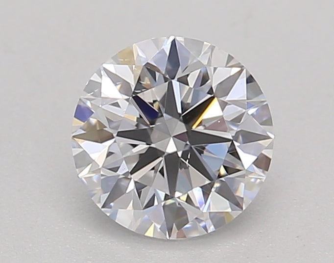 GIA Certified 0.50 CT Round Cut Lab Grown Diamond - D Color, VS2 Clarity, HPHT Method, 5.05 * 5.07 * 3.15 mm