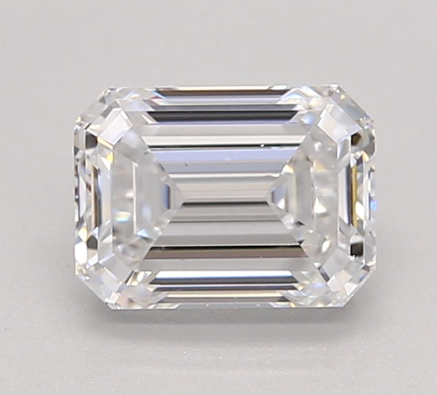 GIA Certified 1.00 CT Emerald Cut Lab Grown Diamond - D Color, VS2 Clarity