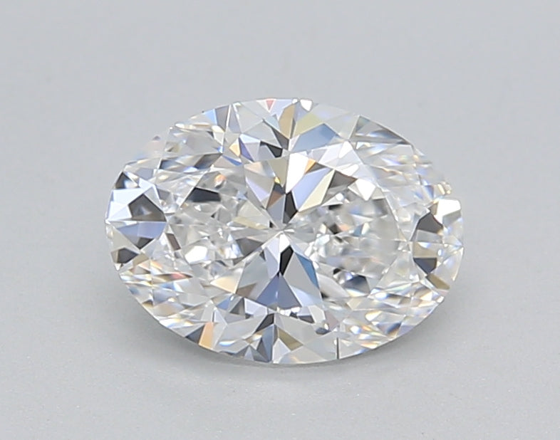 GIA Certified 1.00 CT Oval Lab-Grown Diamond - D Color, VVS2 Clarity