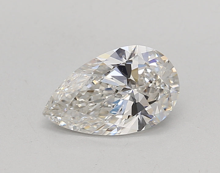 GIA CERTIFIED 1.00 CT PEAR-SHAPED LAB-GROWN DIAMOND - VVS2 CLARITY, G COLOR