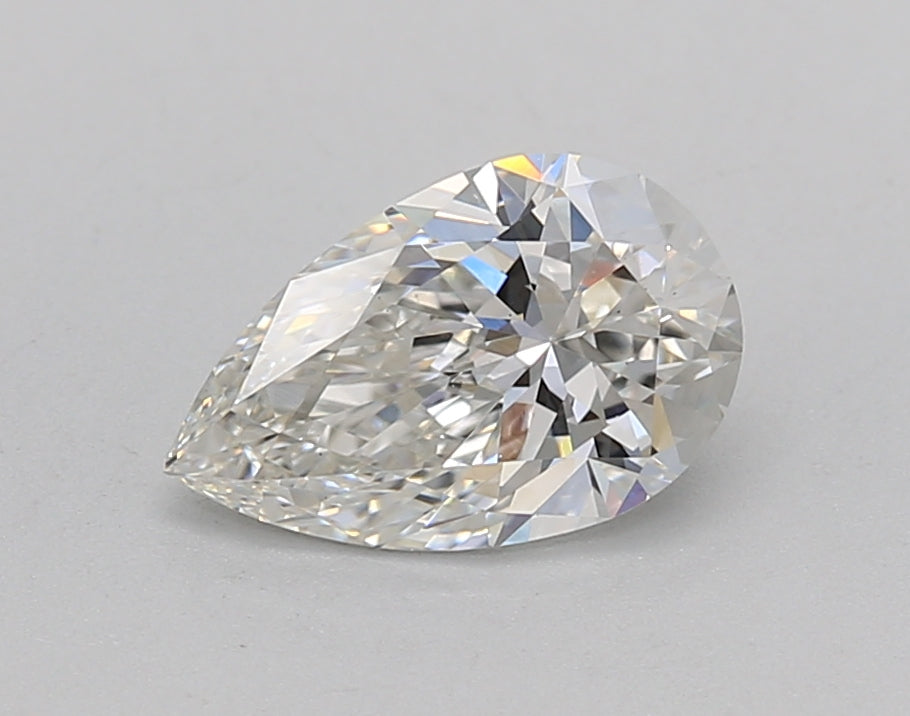 GIA CERTIFIED 1.05 CT PEAR-SHAPED LAB-GROWN DIAMOND | VS1 CLARITY | G COLOR