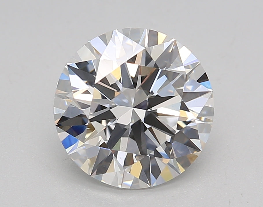 GIA Certified 2.28 ct Round Cut Lab Grown Diamond with VS2 Clarity and G Color