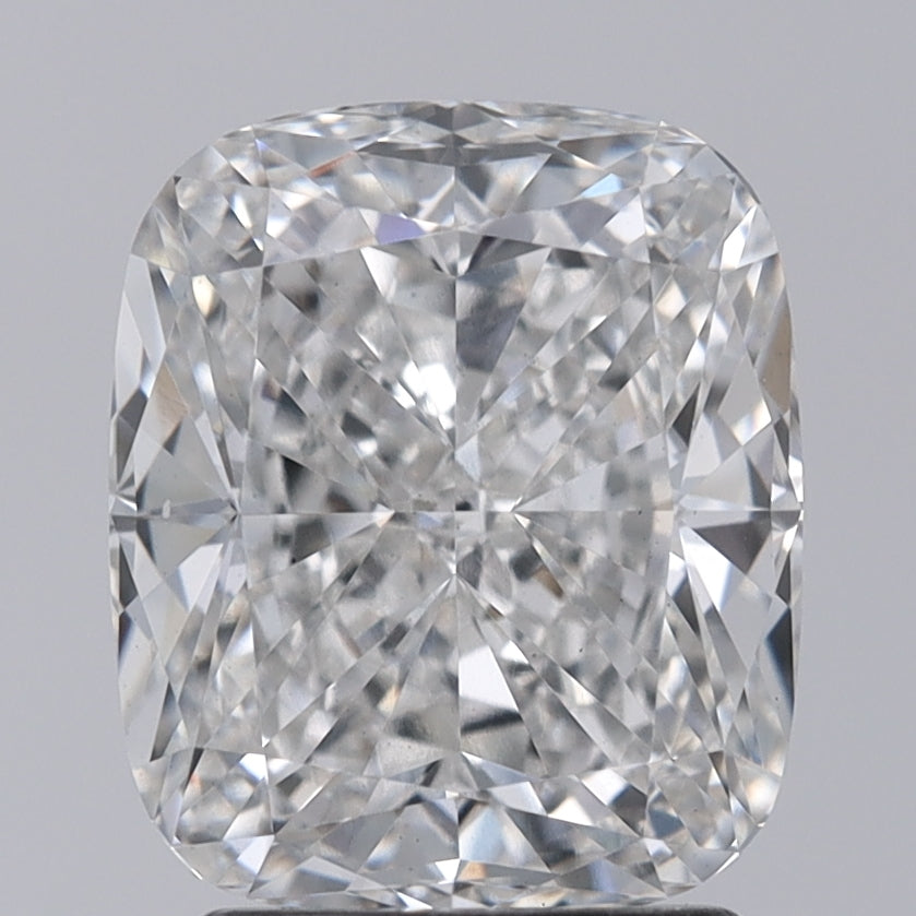 GIA Certified 2.40 Carat Long Cushion Cut Lab-Grown Diamond