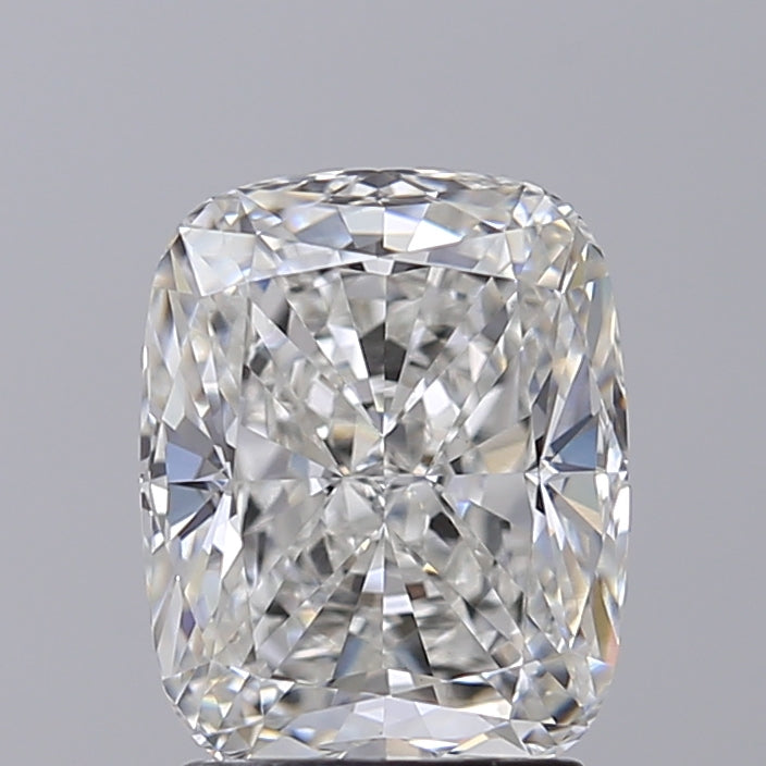 GIA Certified 2.41 Carat Long Cushion Cut Lab-Grown Diamond