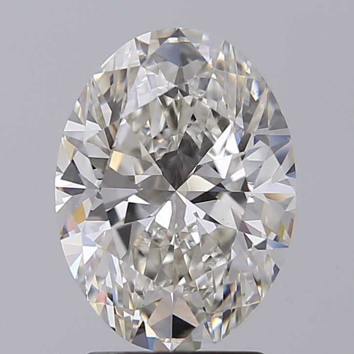 GIA Certified 3.01 CT Oval Cut Lab Grown Diamond