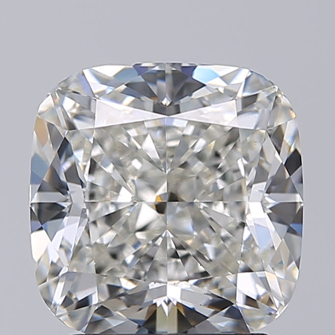 GIA Certified 3.03 CT Cushion Cut Lab-Grown Diamond, I Color, VS1 Clarity