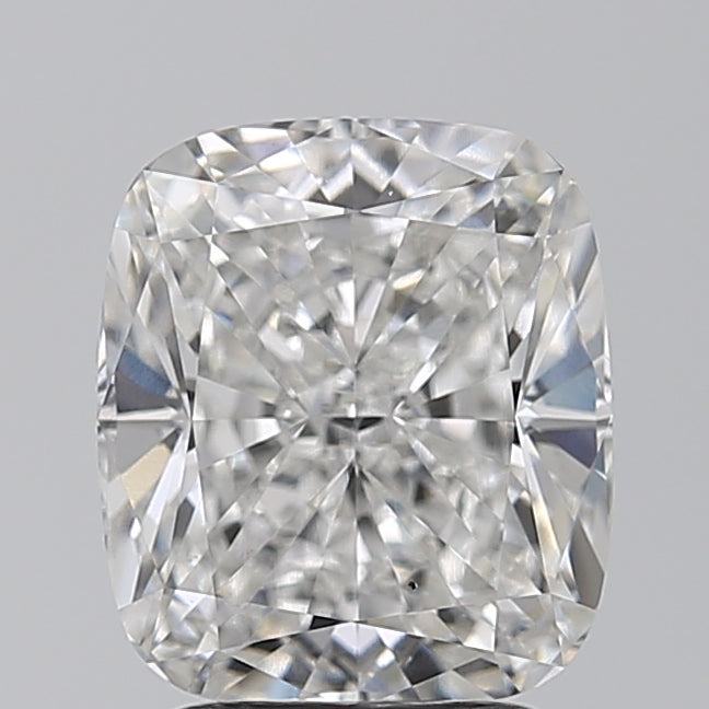 GIA Certified 3.09 CT Long Cushion Cut Lab-Grown Diamond, G Color, VS2 Clarity