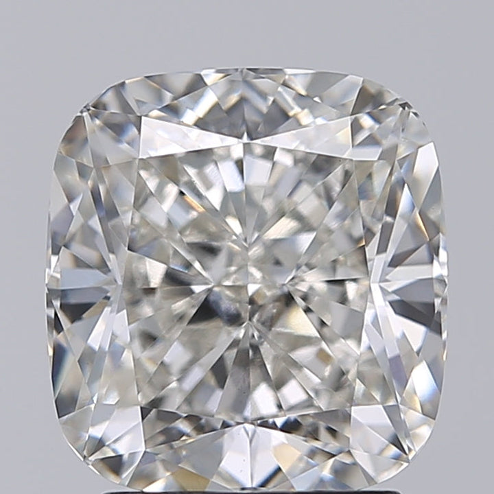 GIA Certified 3.11 CT Cushion Cut Lab-Grown Diamond, I Color, VS1 Clarity