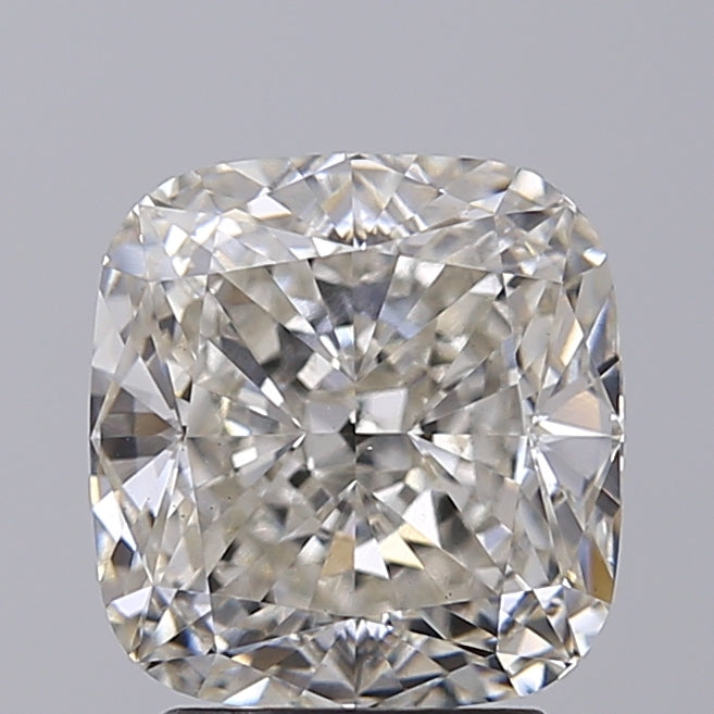 GIA Certified 3.18 CT Cushion Cut Lab-Grown Diamond - I Color, VS1 Clarity