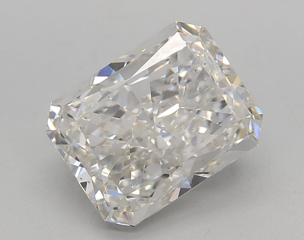 GIA Certified 3.84 CT Radiant Cut Lab Grown Diamond - VS2 Clarity, H Color