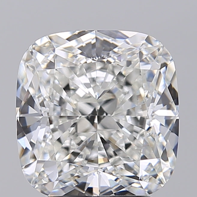 GIA Certified 4.06 CT Cushion Lab-Grown Diamond - H Color, VS1 Clarity