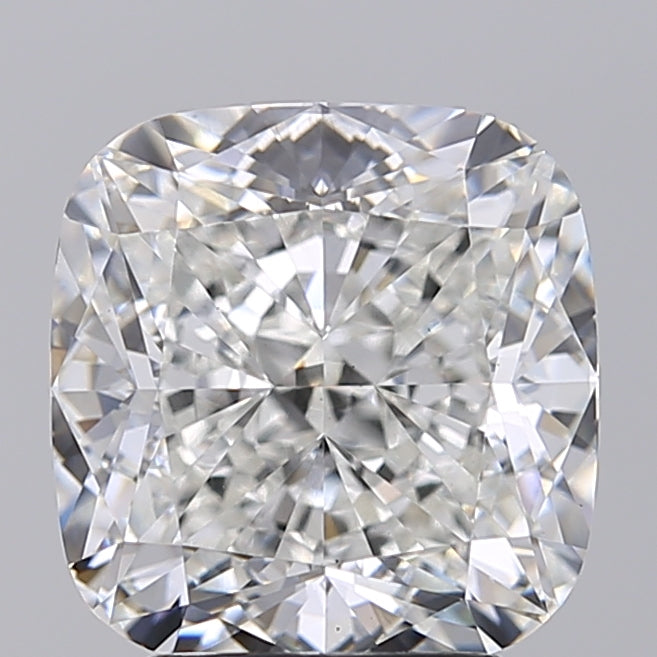 GIA Certified 4.15 CT Cushion Lab-Grown Diamond - H Color, VS2 Clarity