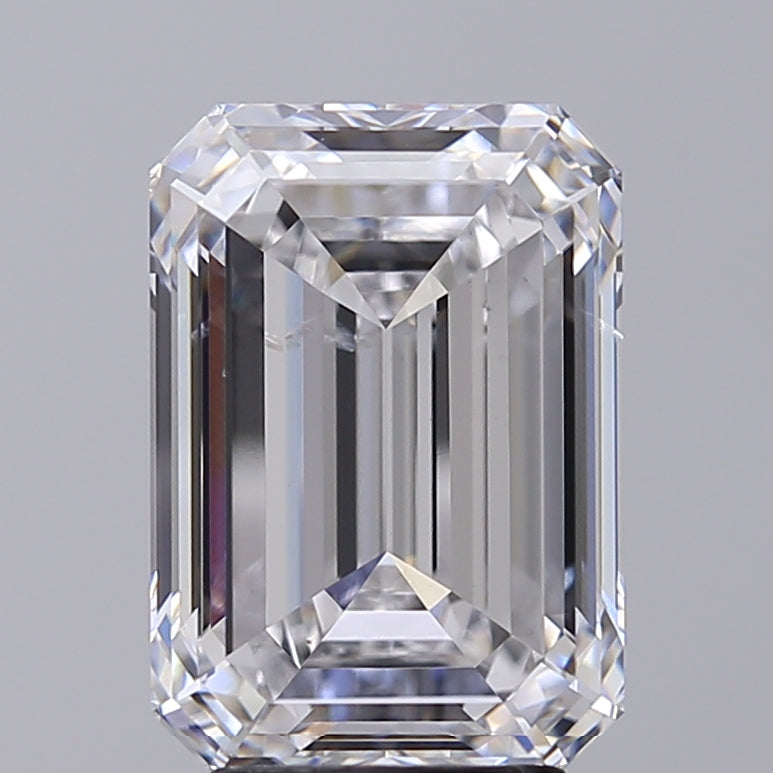 GIA Certified 4.40 CT D Color SI1 Emerald Cut Lab-Grown Diamond