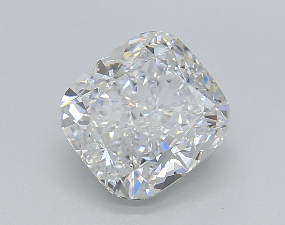 HPHT Cushion Cut Lab-Grown Diamond, 2.01 ct, E Color, VS2 Clarity