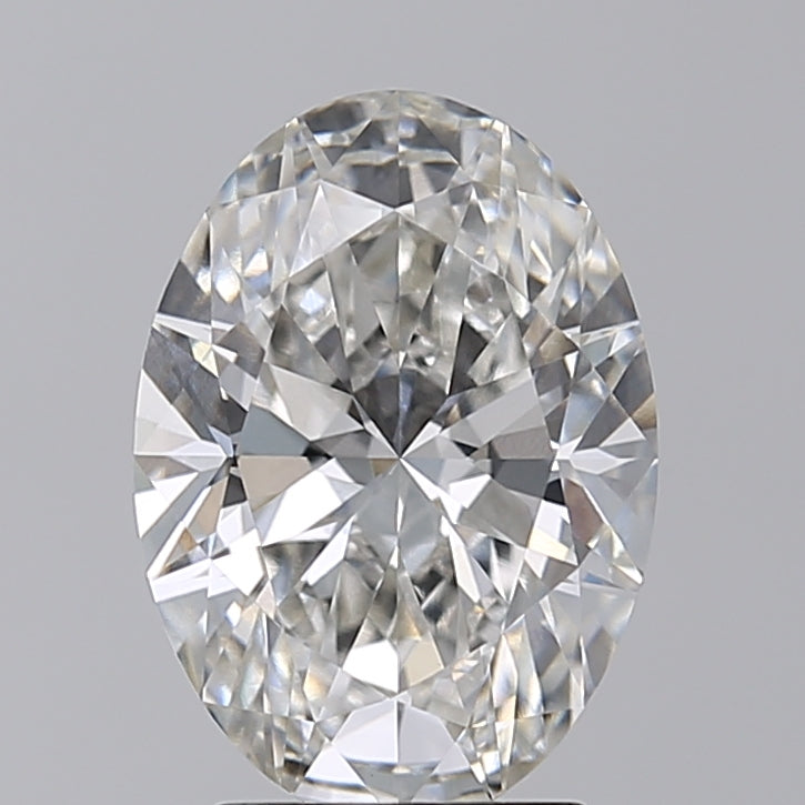 I3,05 Karat oval geschliffener, im Labor gezüchteter Diamant VS1 H