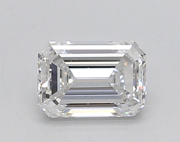 IGI Certified 0.50 CT Emerald Cut Lab-Grown Diamond, E Color, SI1 Clarity