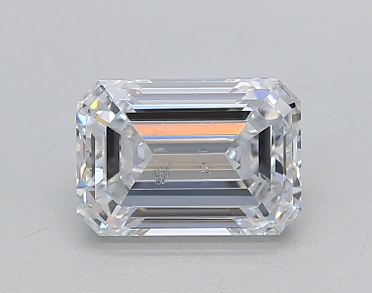 IGI Certified 0.50 CT Emerald Cut Lab-Grown Diamond, F Color, SI2 Clarity