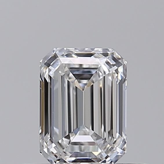 IGI Certified 0.50 CT Emerald Cut Lab-Grown Diamond, VVS2, D Color