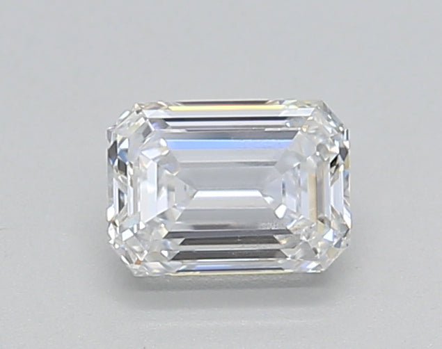 IGI Certified 0.50 CT Emerald Cut Lab Grown Diamond - D Color, SI1 Clarity, HPHT Type