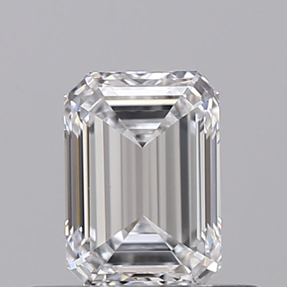 IGI Certified 0.50 CT Emerald Cut Lab Grown Diamond - D Color, VS1 Clarity, HPHT Type