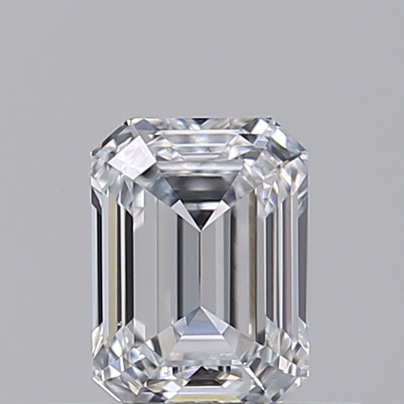 Exquisite 0.50 CT Emerald Cut Lab Grown Diamond - D Color, VS2 Clarity | IGI Certified