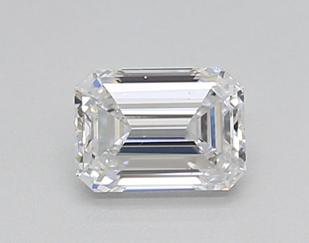 IGI Certified 0.50 CT Emerald Cut Lab Grown Diamond - D Color, VS2 Clarity, HPHT Type