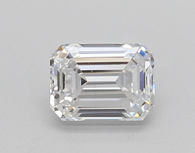 IGI Certified 0.50 CT Emerald Cut Lab Grown Diamond - D Color, VS2 Clarity, HPHT Type