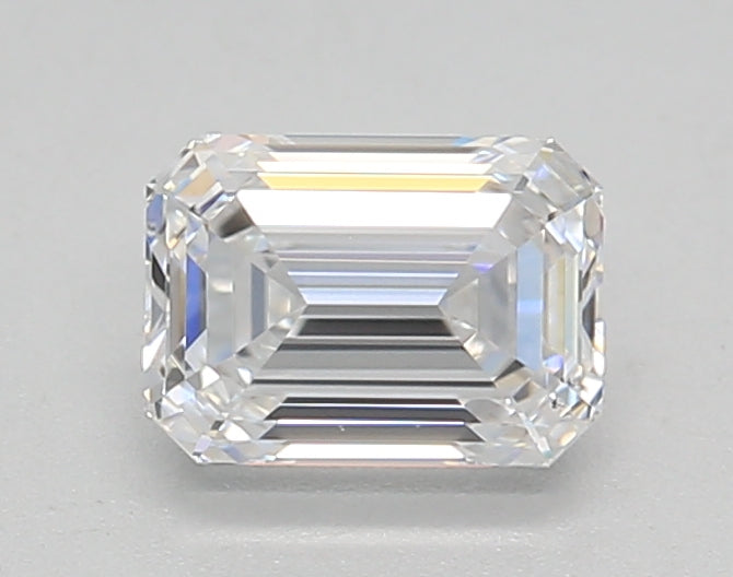 IGI Certified 0.50 CT Emerald Cut Lab Grown Diamond - D Color, VS2 Clarity, HPHT Type