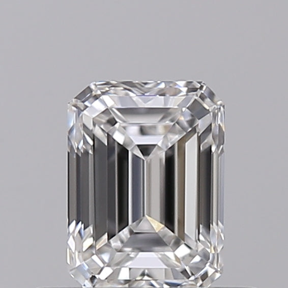 IGI Certified 0.50 CT HPHT Lab Grown Emerald Cut Diamond - D Color, VVS2 Clarity, Excellent Polish and Very Good Symmetry