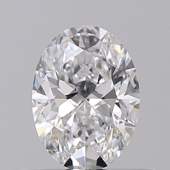 IGI Certified 0.50 CT Oval Cut Lab Grown Diamond - D Color, VS1 Clarity, HPHT Method, 4.51 * 6.11 * 2.83 MM