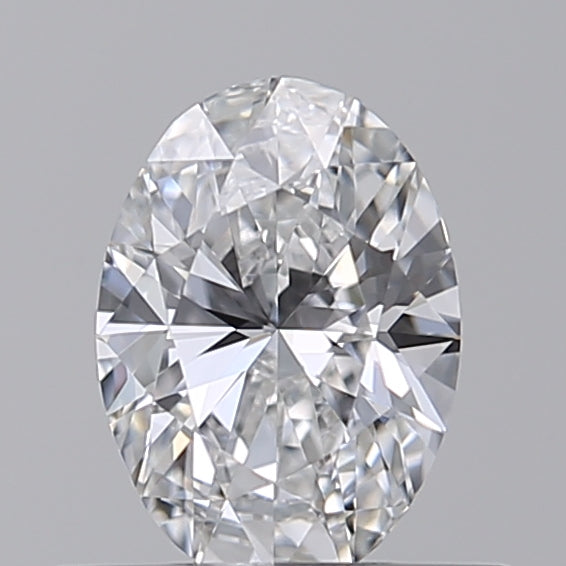 IGI Certified 0.50 CT Oval Cut Lab Grown Diamond - E Color, VVS2 Clarity, HPHT Method, 4.54 * 6.36 * 2.80 MM