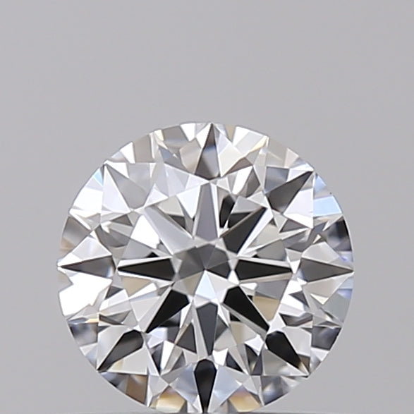 IGI Certified 0.50 CT Round Cut Lab-Grown Diamond - D Color, VVS2 Clarity, HPHT Type