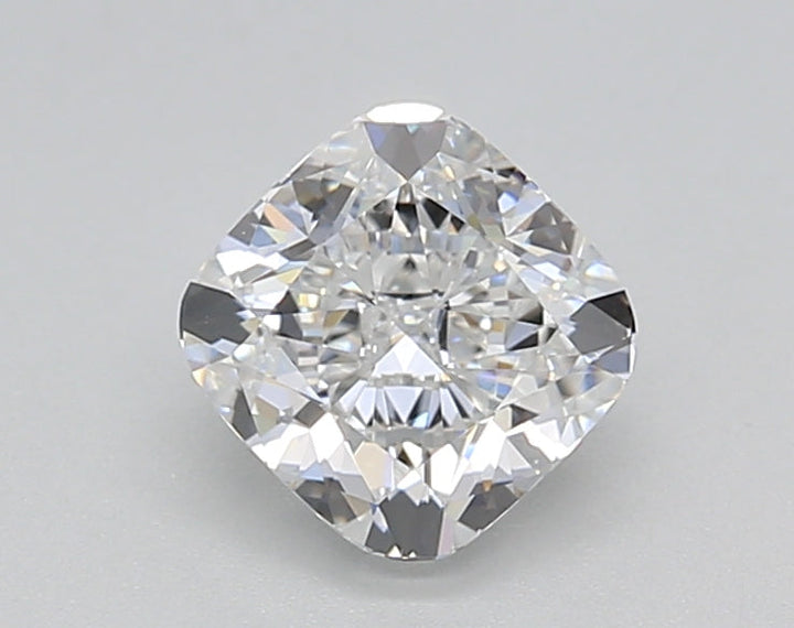 IGI Certified 1.00 CT Cushion Cut Lab-Grown Diamond, D Color, VS1 Clarity