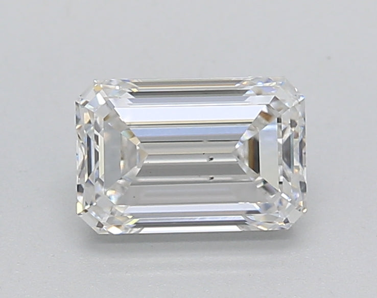 IGI Certified 1.00 CT Emerald-Cut Lab Grown Diamond - E Color, VS2 Clarity, CVD Type