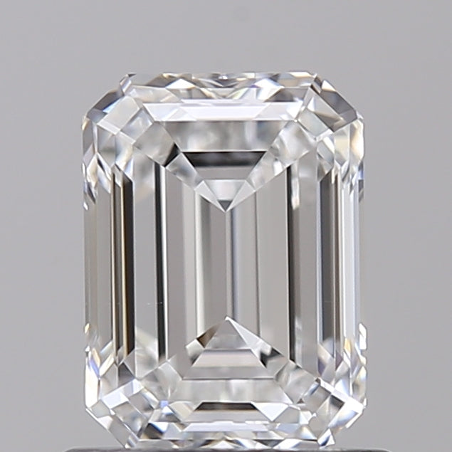 IGI Certified 1.00 CT Emerald Cut Lab-Grown Diamond, D Color, VS1 Clarity