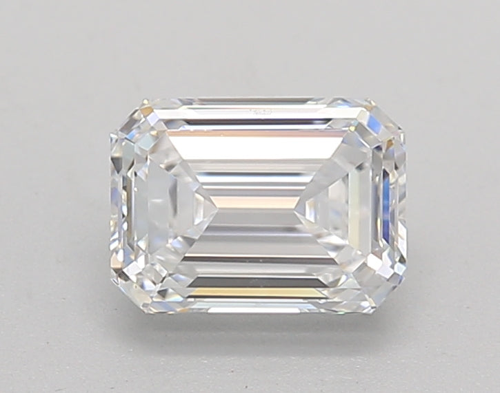 IGI Certified 1.00 CT Emerald Cut Lab-Grown Diamond, E Color, VS1 Clarity