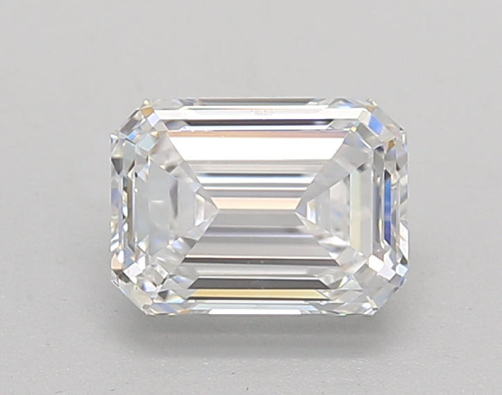 IGI Certified 1.00 CT Emerald Cut Lab-Grown Diamond, E Color, VS1 Clarity