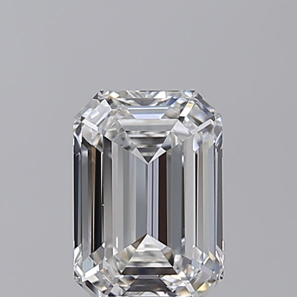 IGI Certified 1.00 CT Emerald Cut Lab-Grown Diamond, F Color, VS1 Clarity