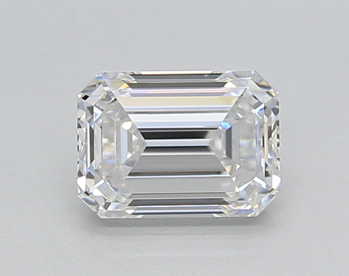 IGI Certified 1.00 CT Emerald Cut Lab Grown Diamond - D Color, VVS1 Clarity