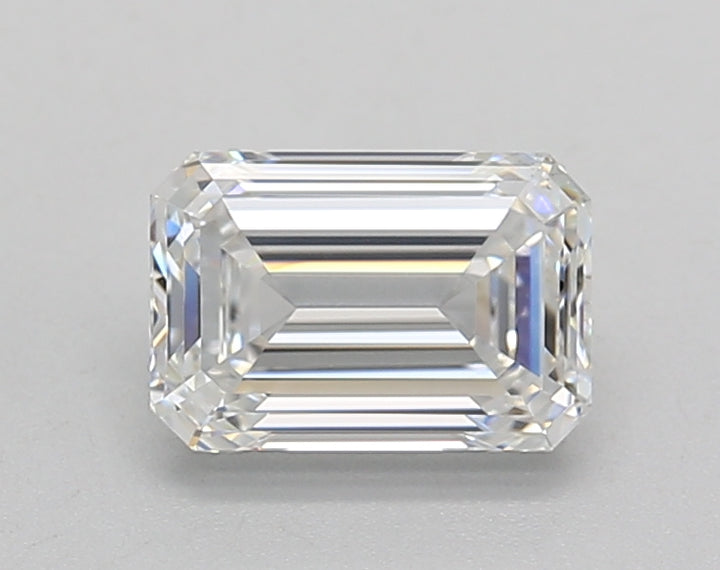 IGI Certified 1.00 CT Emerald Cut Lab Grown Diamond - E Color, VS2 Clarity