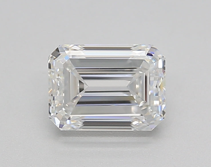 IGI Certified 1.00 CT Emerald Cut Lab Grown Diamond - E Color, VVS2 Clarity