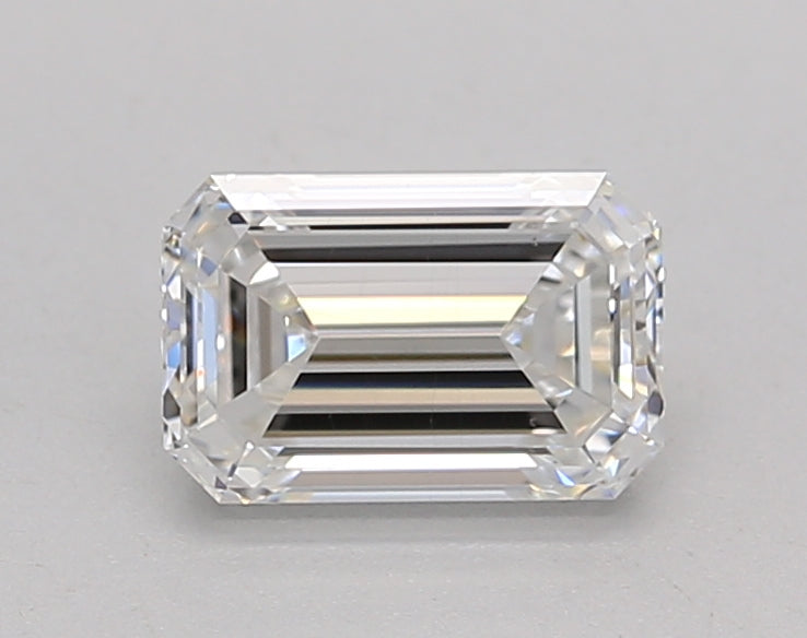 IGI Certified 1.00 CT Emerald Cut Lab Grown Diamond - F Color, VS2 Clarity