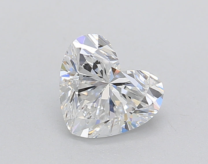 IGI Certified 1.00 CT Heart Cut Lab Grown Diamond - D Color, VS1 Clarity