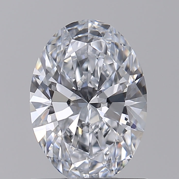 IGI Certified 1.00 CT Oval Cut Lab Grown Diamond - E Color, VVS2 Clarity, HPHT Method