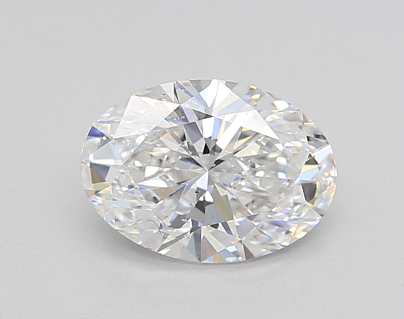 IGI Certified 1.00 CT Oval Cut Lab Grown Diamond with E Color and SI1 Clarity, HPHT Method