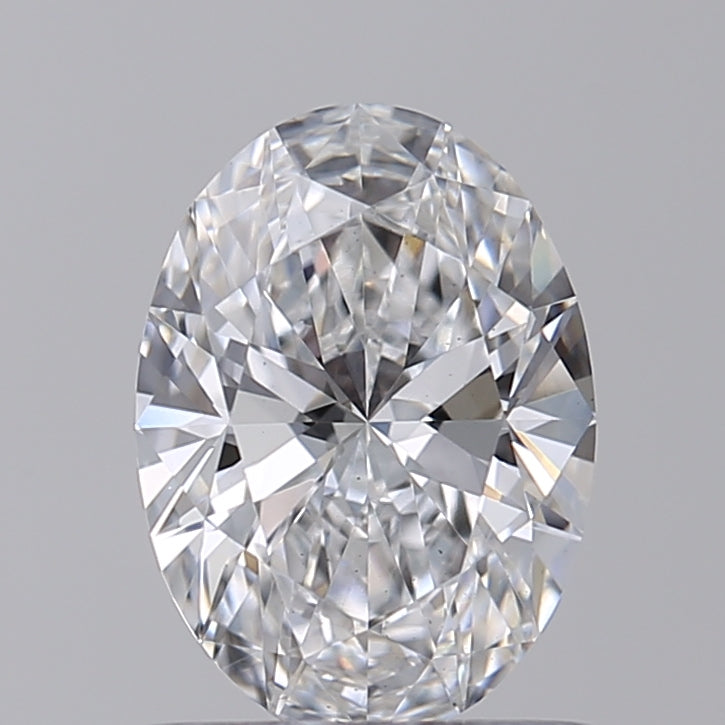 IGI Certified 1.00 CT Oval Lab-Grown Diamond: D Color, VS1 Clarity, Excellent Polish and Symmetry
